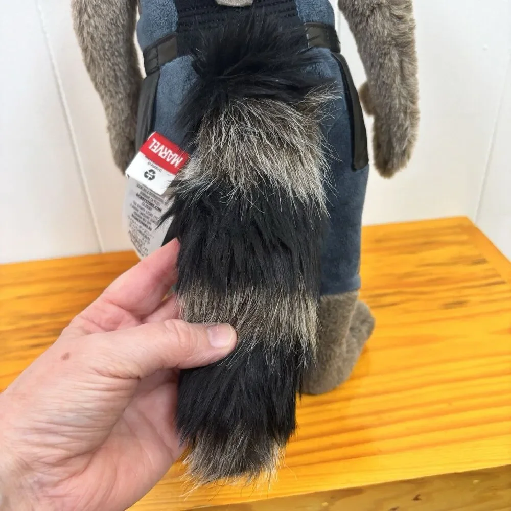 Disney Store Marvel Rocket Raccoon Guardians‎ of the Galaxy Plush Toy 18”